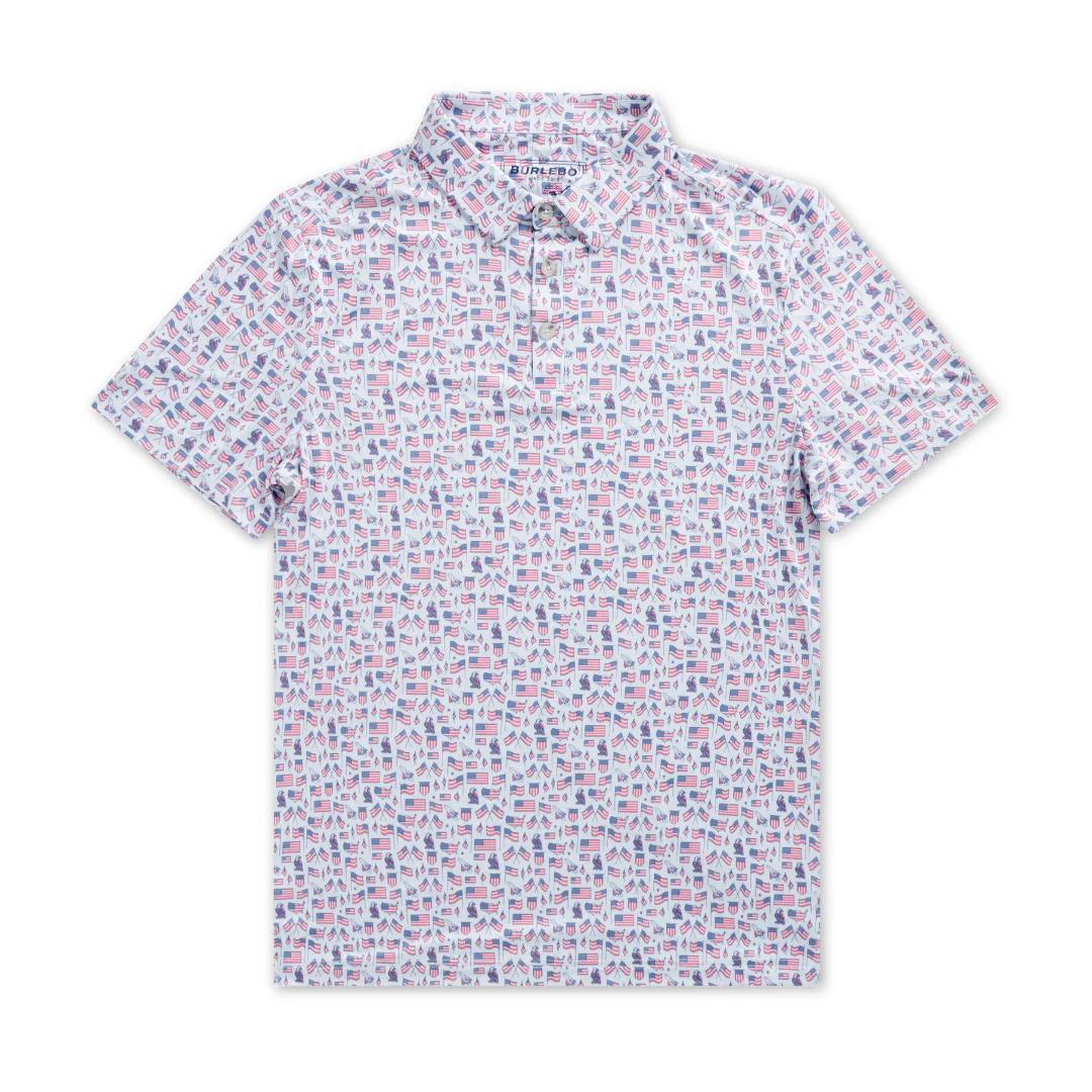 Father and Son Bundle - Performance Polo - Old Glory - Image 6