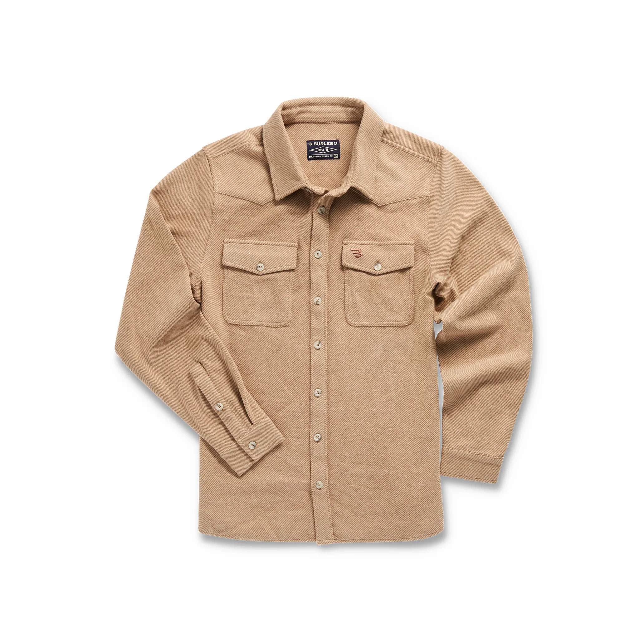 Long Sleeve - Austin Shirt - Khaki - Image 4