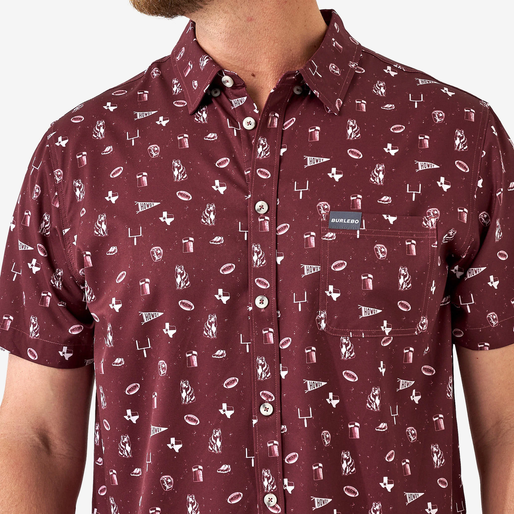 Performance Button Up - Gameday in College Station - Image 3