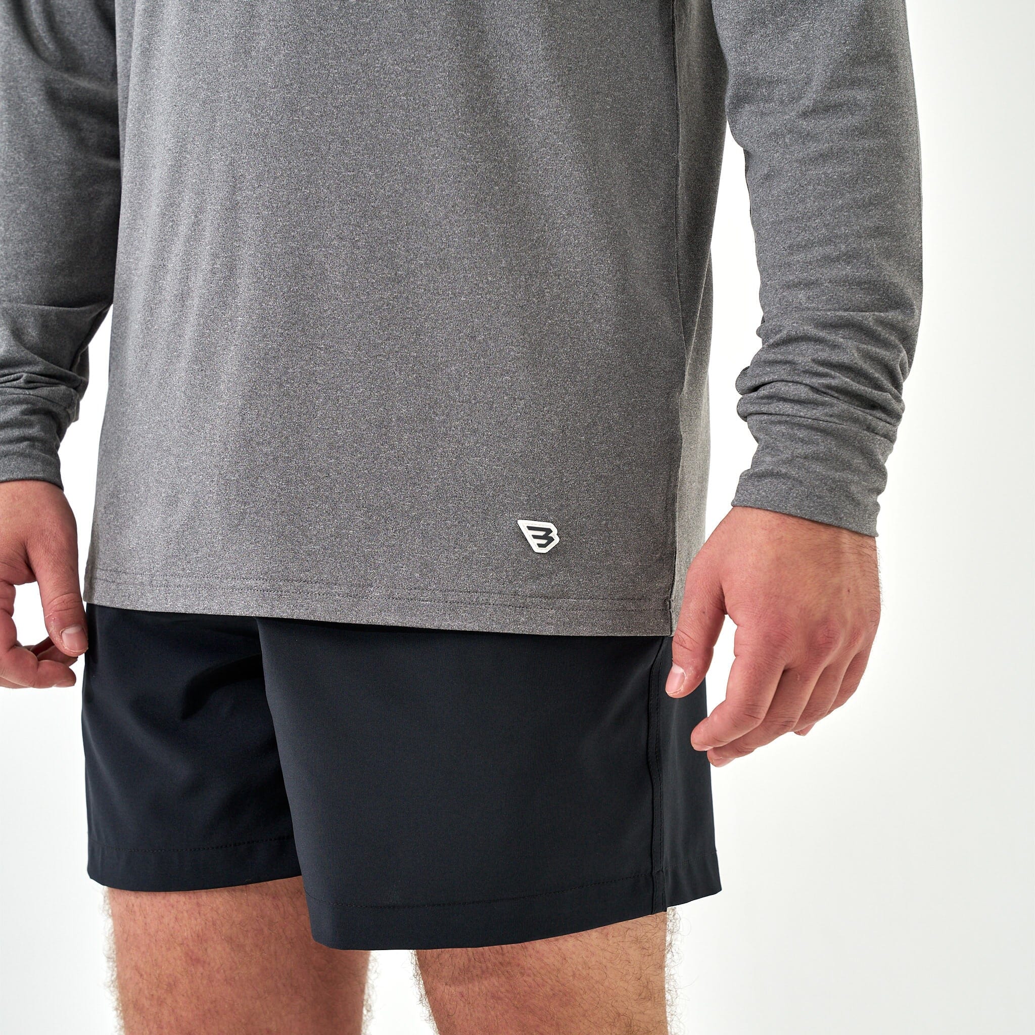 Performance Hoodie - Dark Heather Grey - Image 3