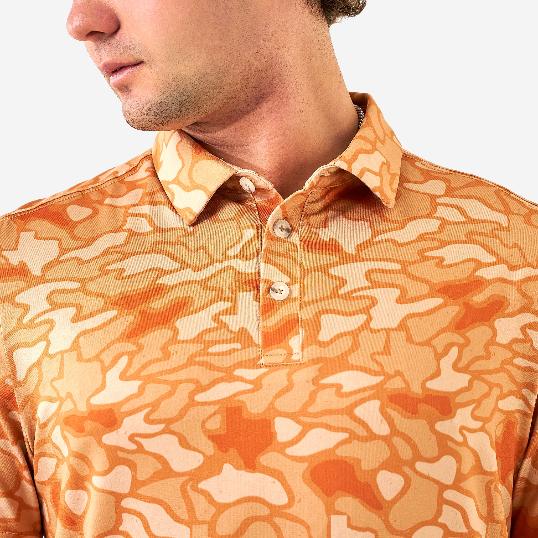 Performance Polo - Orange Texas Camo - Image 3