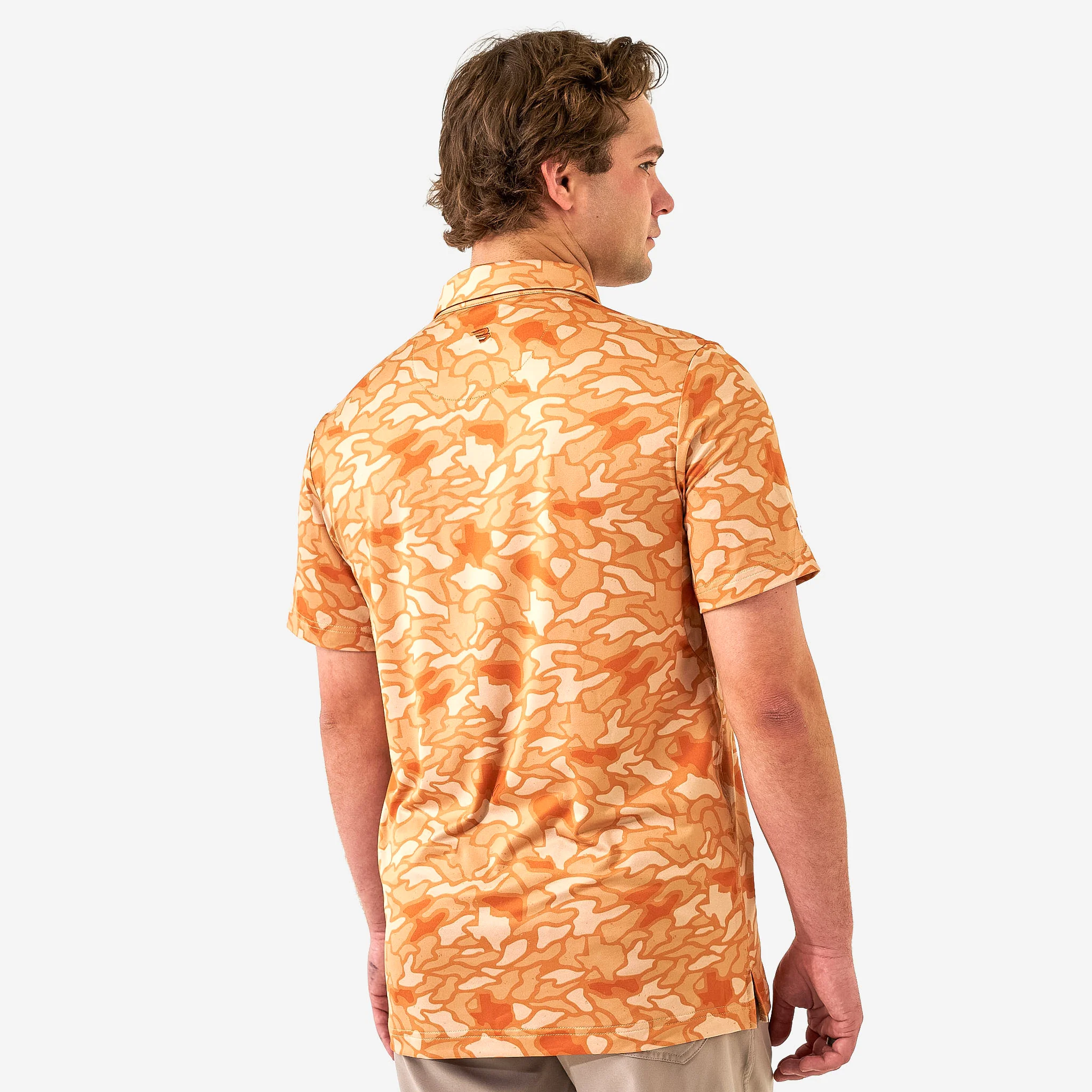 Performance Polo - Orange Texas Camo - Image 5