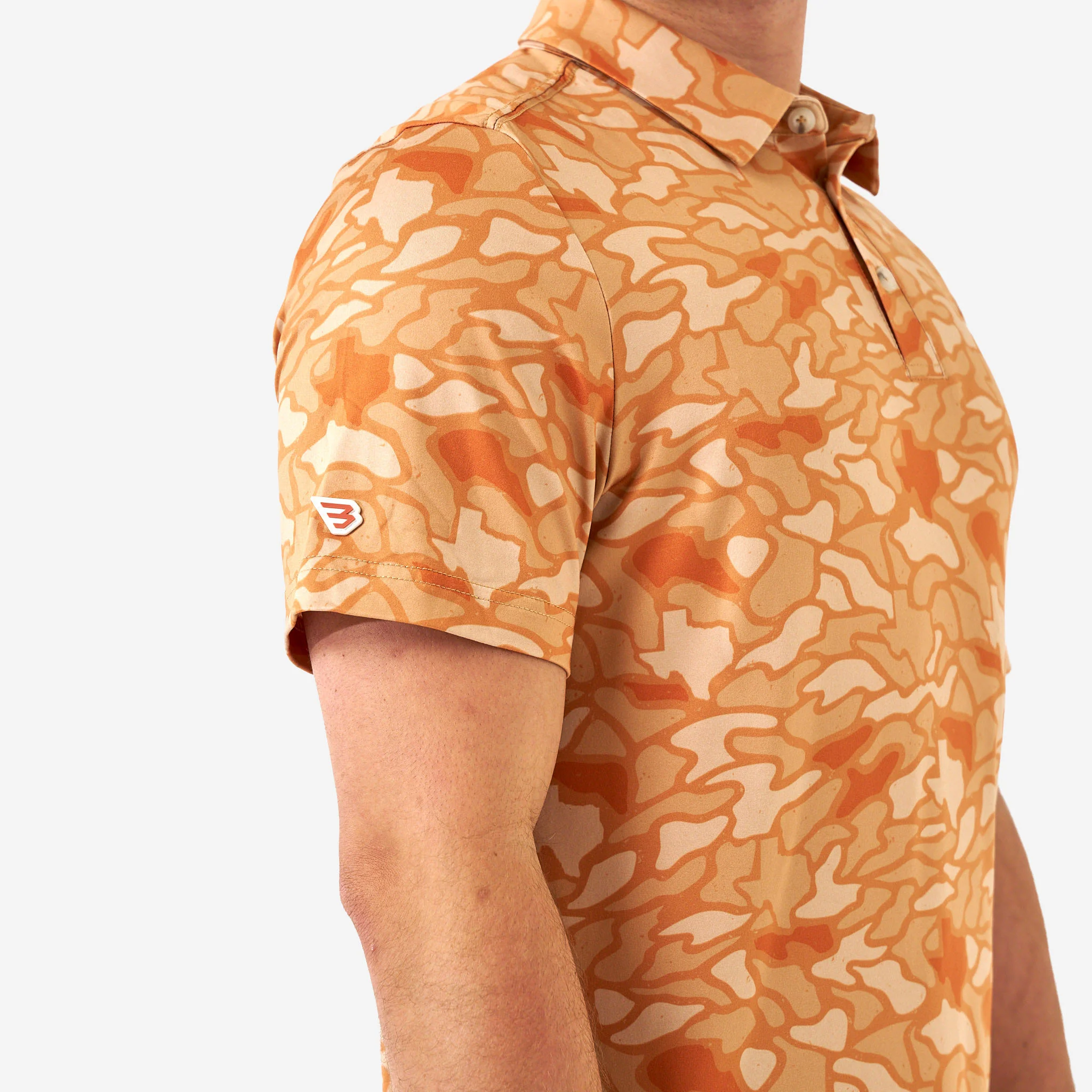 Performance Polo - Orange Texas Camo - Image 7