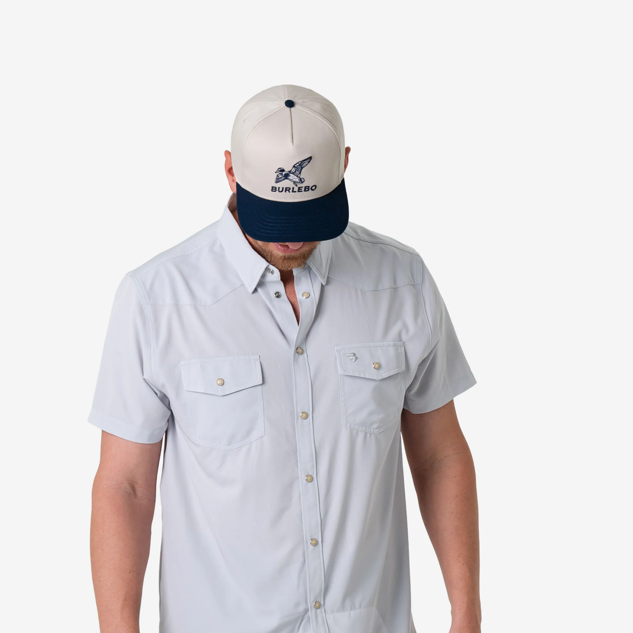 Performance Western Shirt - Light Grey - Image 8
