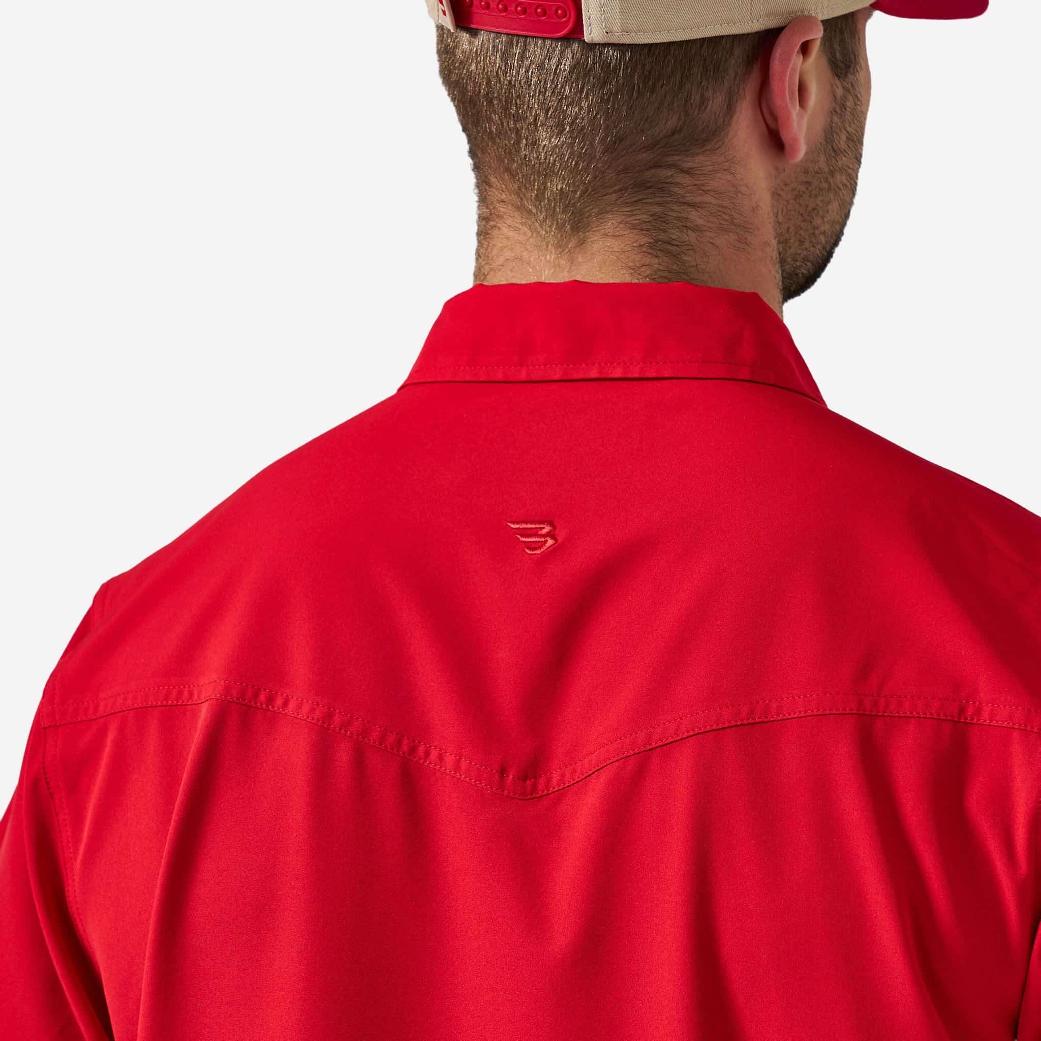 Performance Western Shirt - Red - Image 5