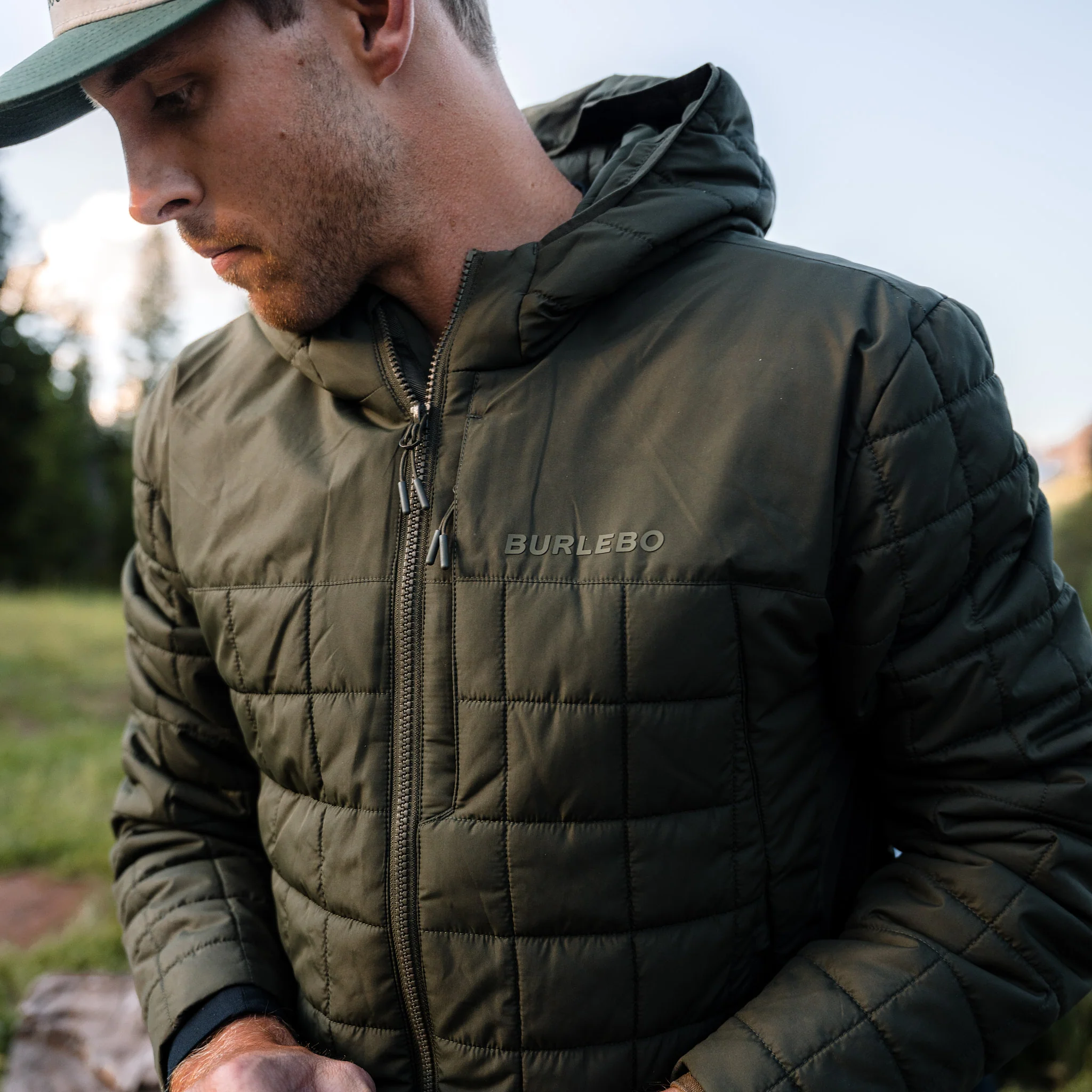 Puffer Jacket - Mallard Green - Image 4