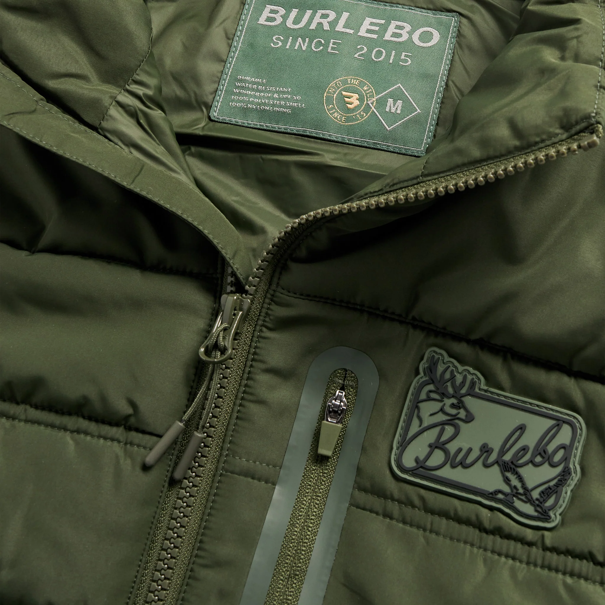 Puffer Jacket - Mallard Green - Image 8