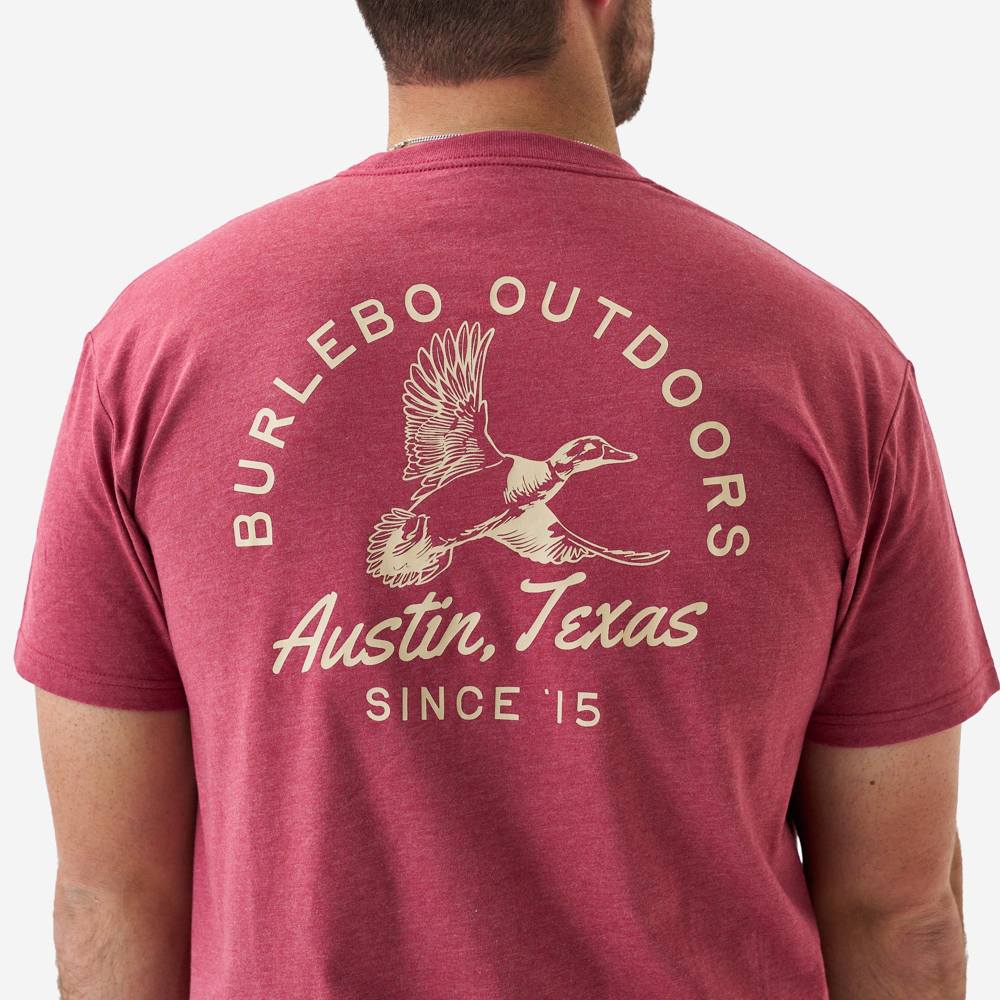 Short Sleeve Tee - Classic Duck - Heather Red - Image 4