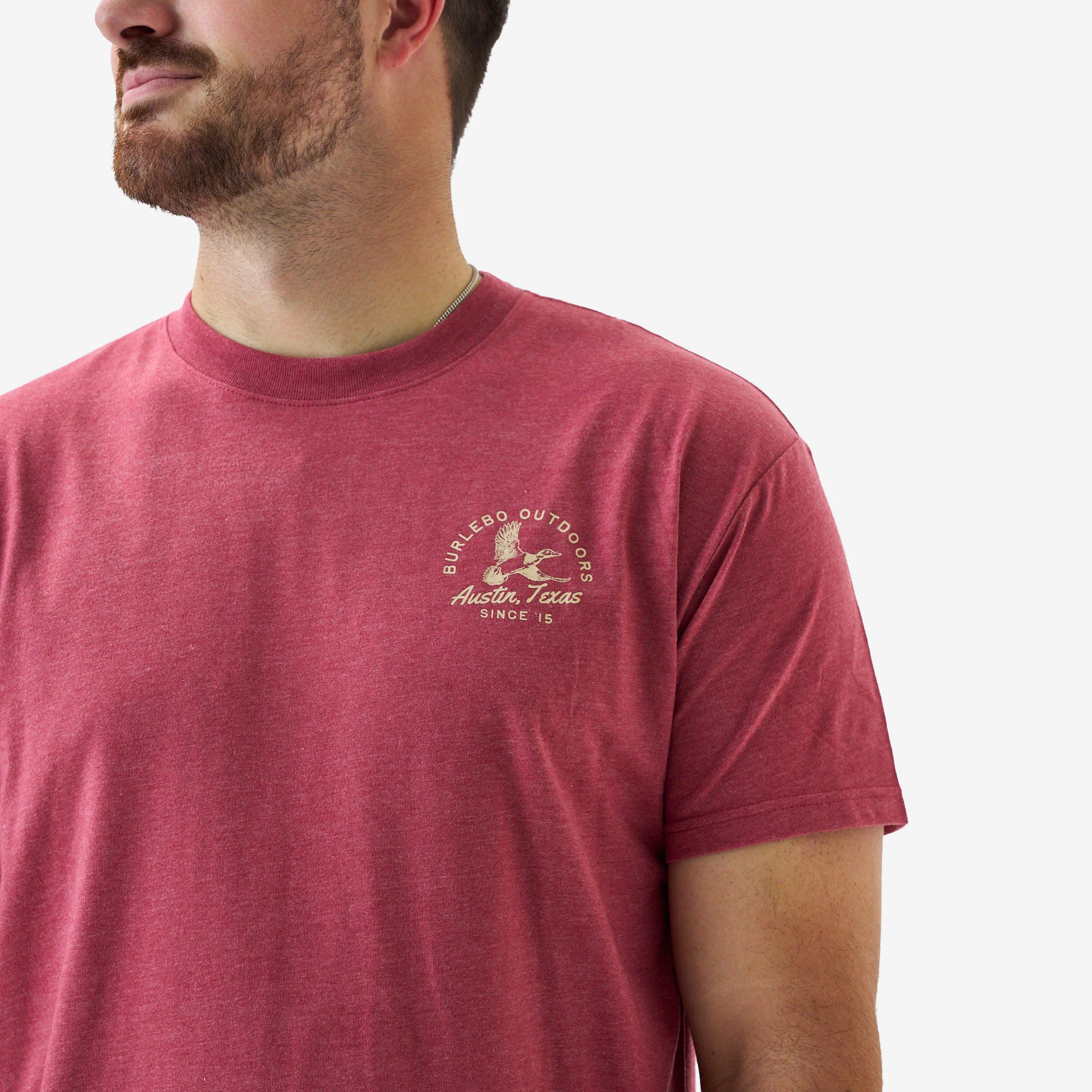Short Sleeve Tee - Classic Duck - Heather Red - Image 5