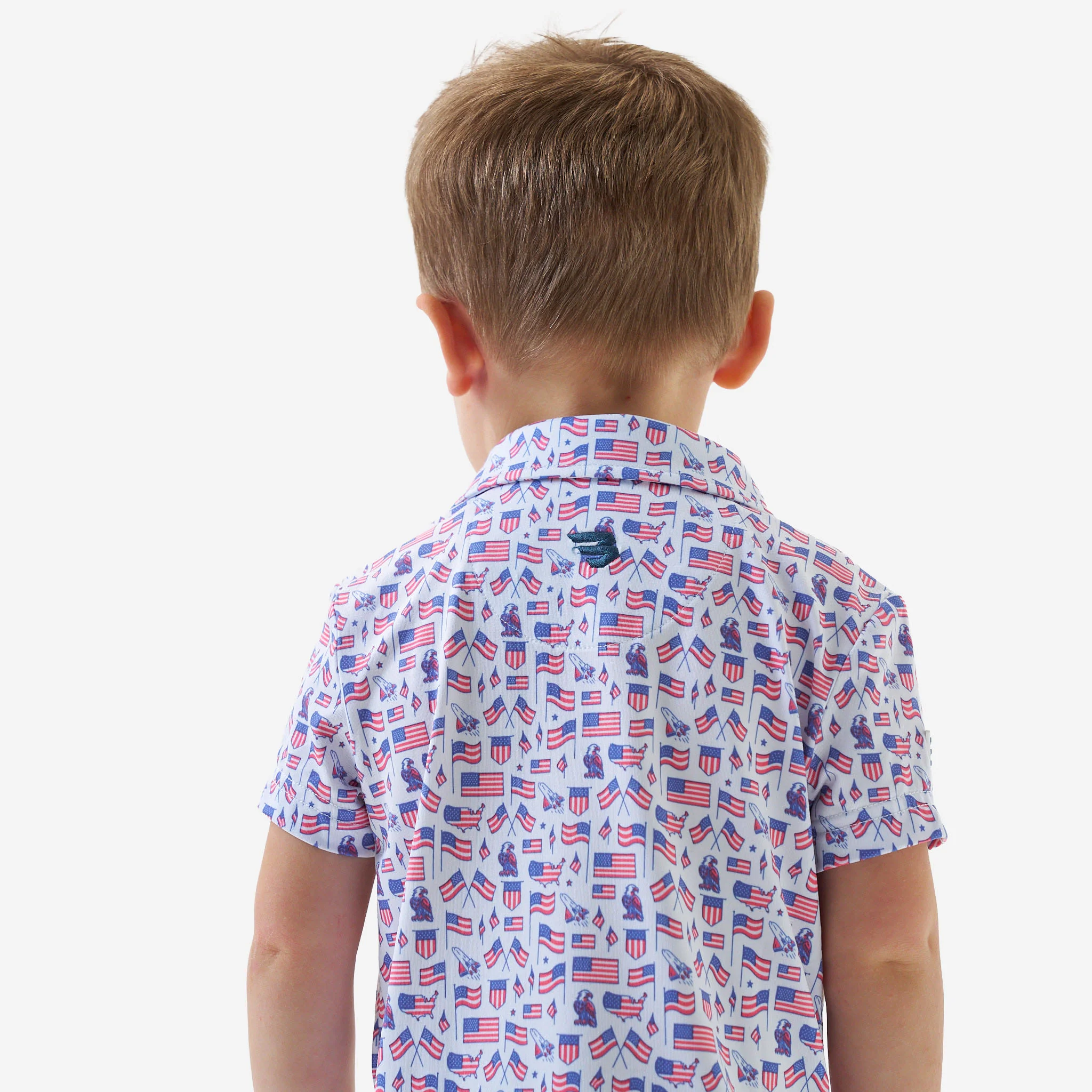 Youth Performance Polo - Old Glory - Image 5