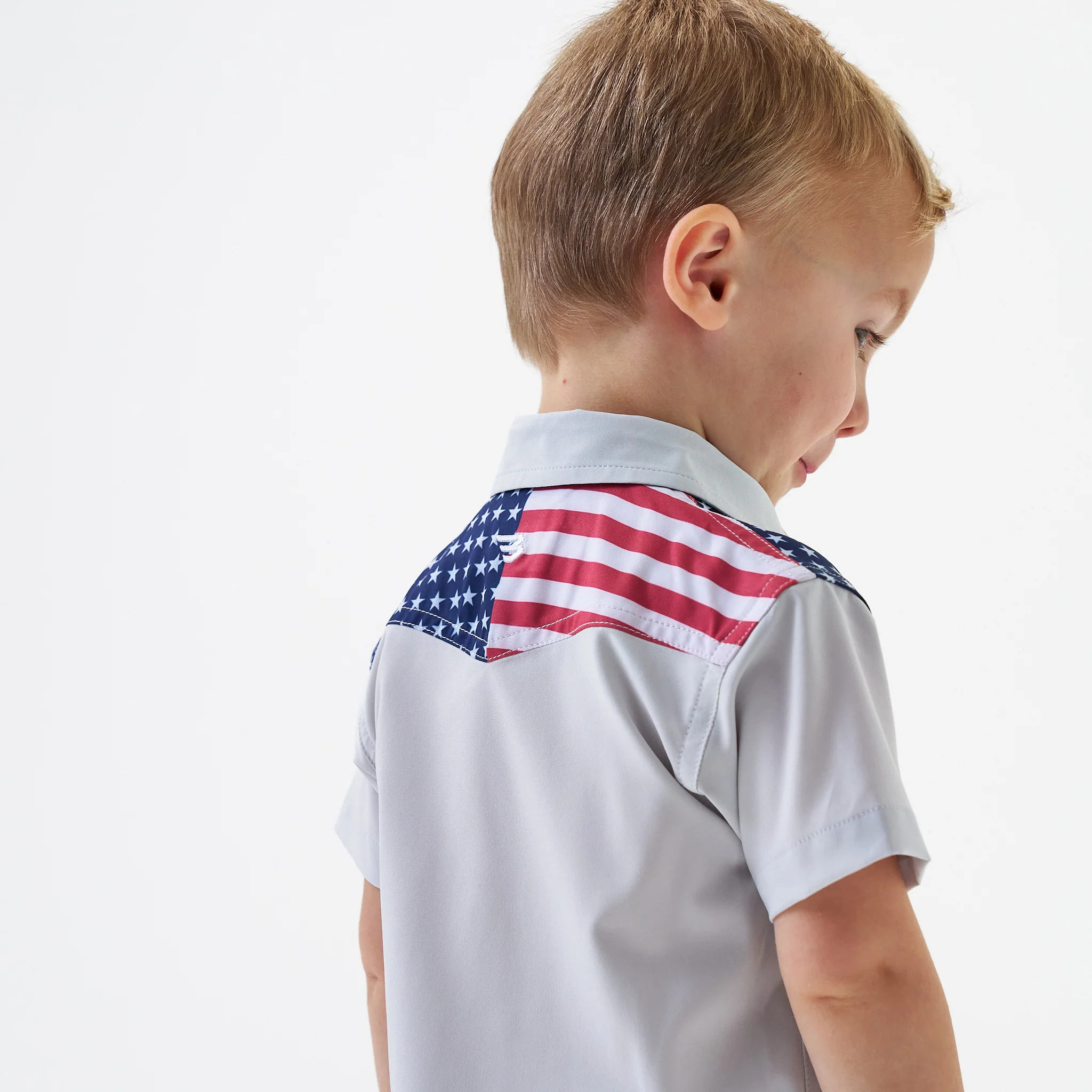 Youth Performance Western Shirt - All American - Image 6