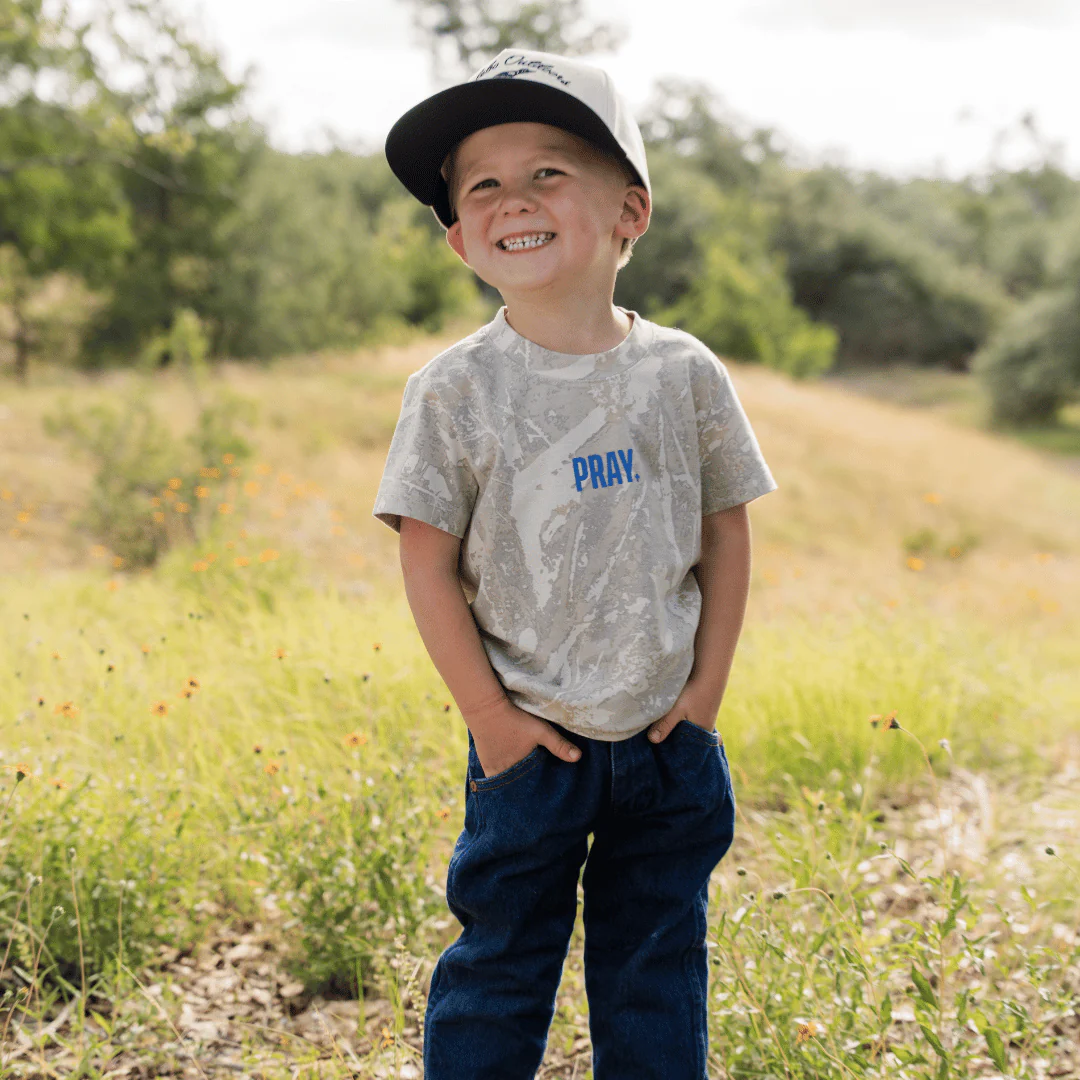Father and Son Bundle - Vintage Washed Tee - PRAY - Drifter Camo - Image 4